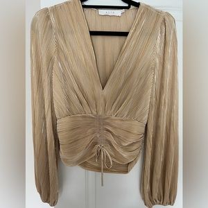 Astr, Gold shimmery top, NWOT